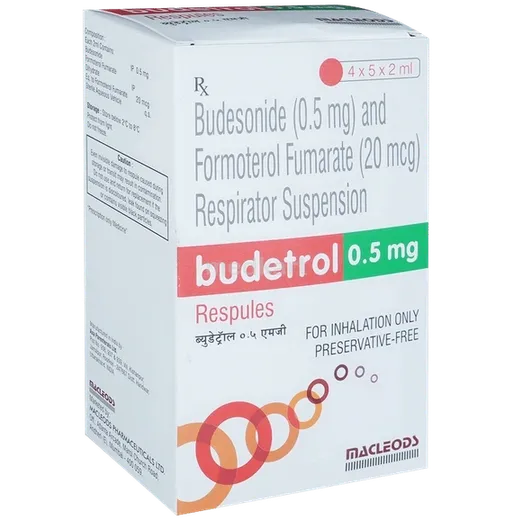 budetrol 0.5mg respules 5x2 ml